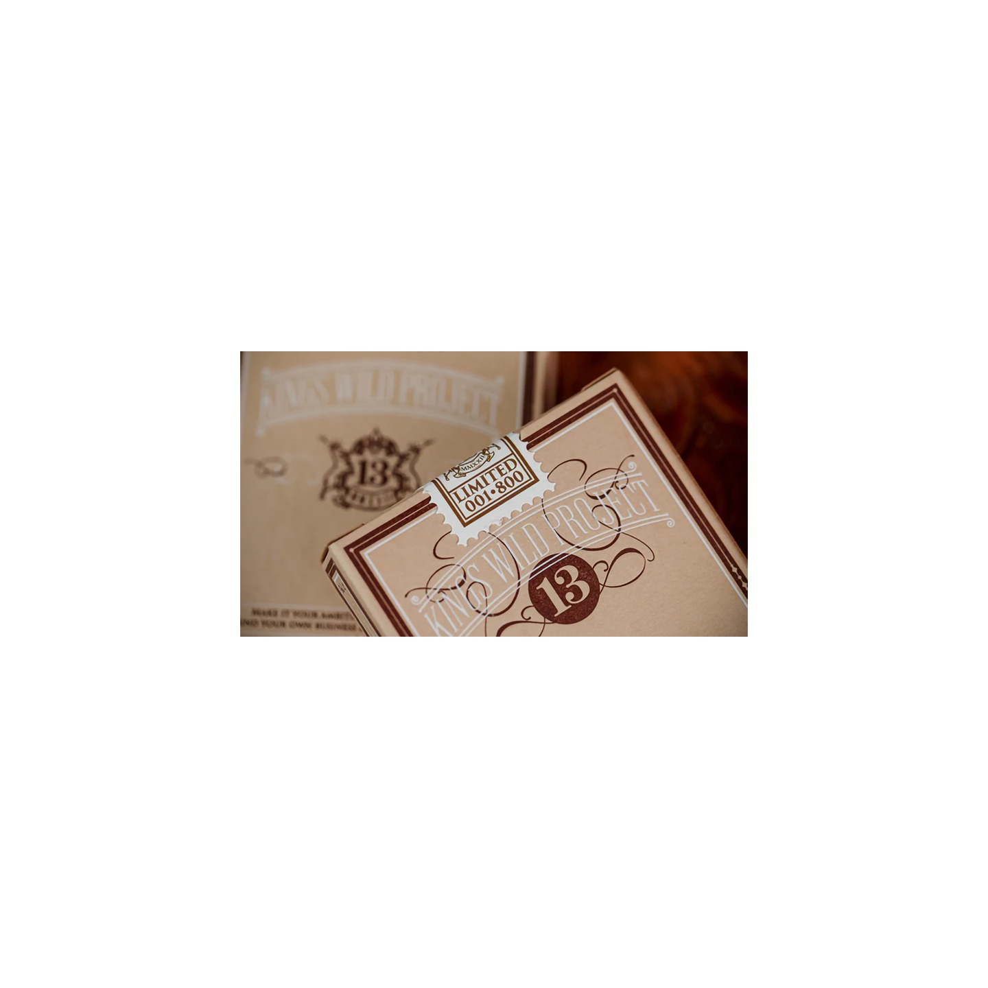 Limited No.13 Table Players Vol.13 Playing Cards by Kings Wild Project