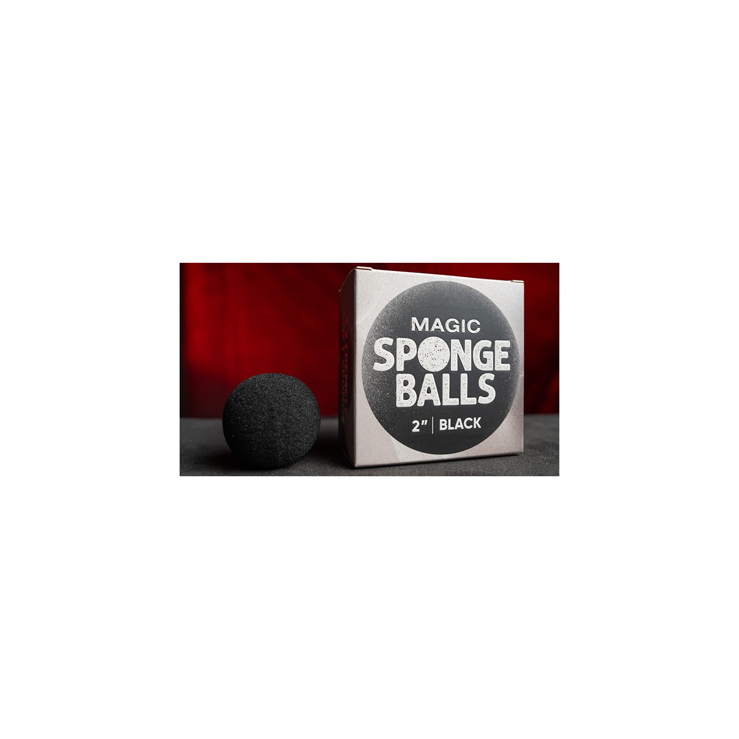 Magic Sponge Balls 50PK BLACK 2" by Murphy's Magic