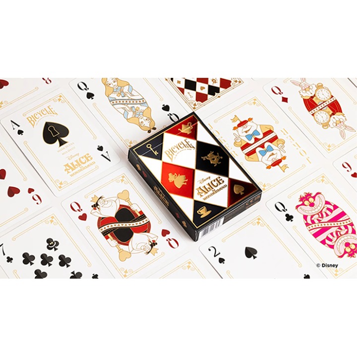 Bicycle Disney Alice in Wonderland Playing Cards by US Playing Card Co