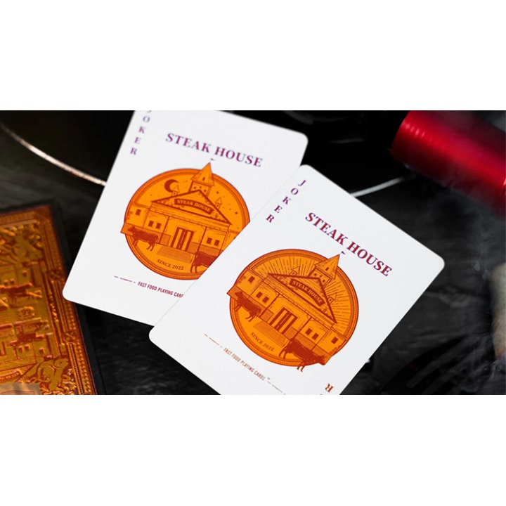 Steak House Playing Cards by Fast Foods Playing Cards