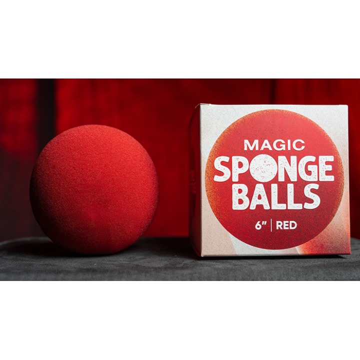 Magic Sponge Balls 1PK RED 6" by Murphy's Magic