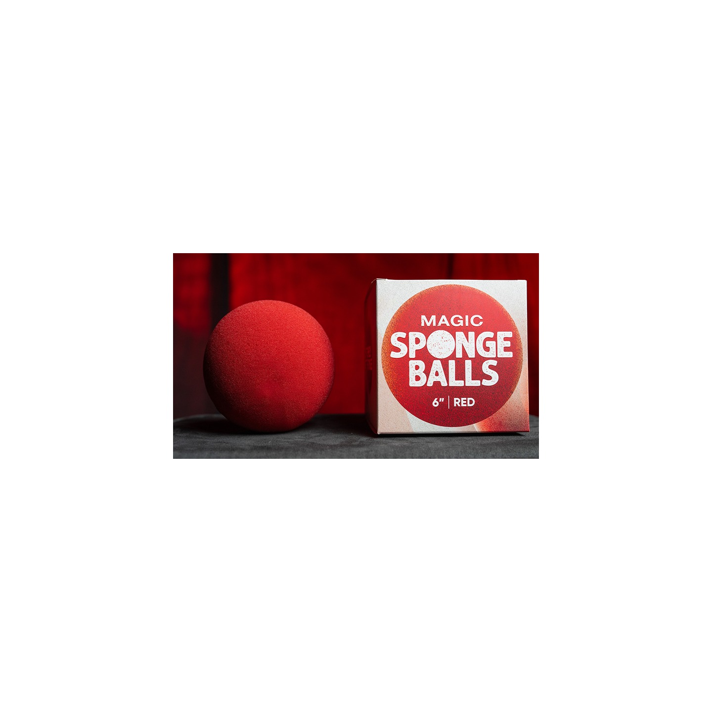 Magic Sponge Balls 1PK RED 6" by Murphy's Magic