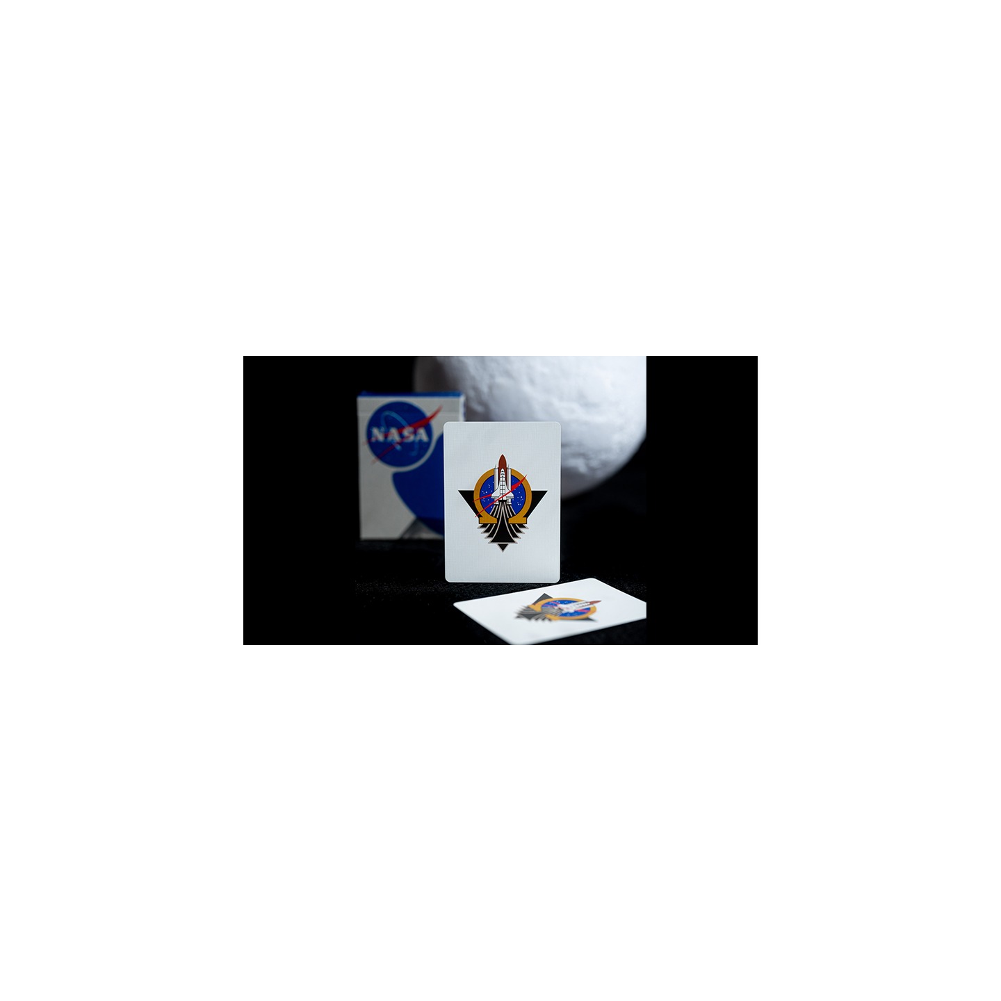 NASA Foil Meatball Logo Playing Cards