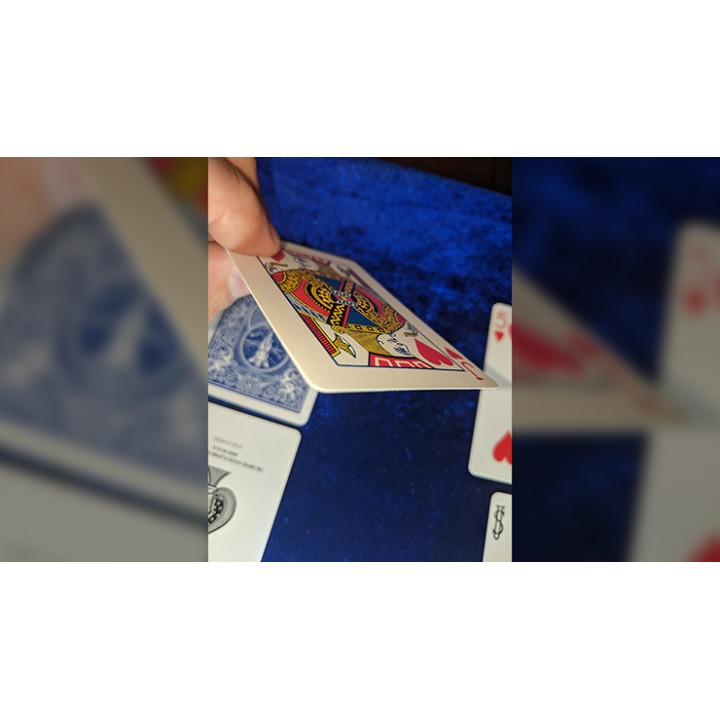 Magnetic Cards (2 pack/double back blue) by Chazpro Magic.