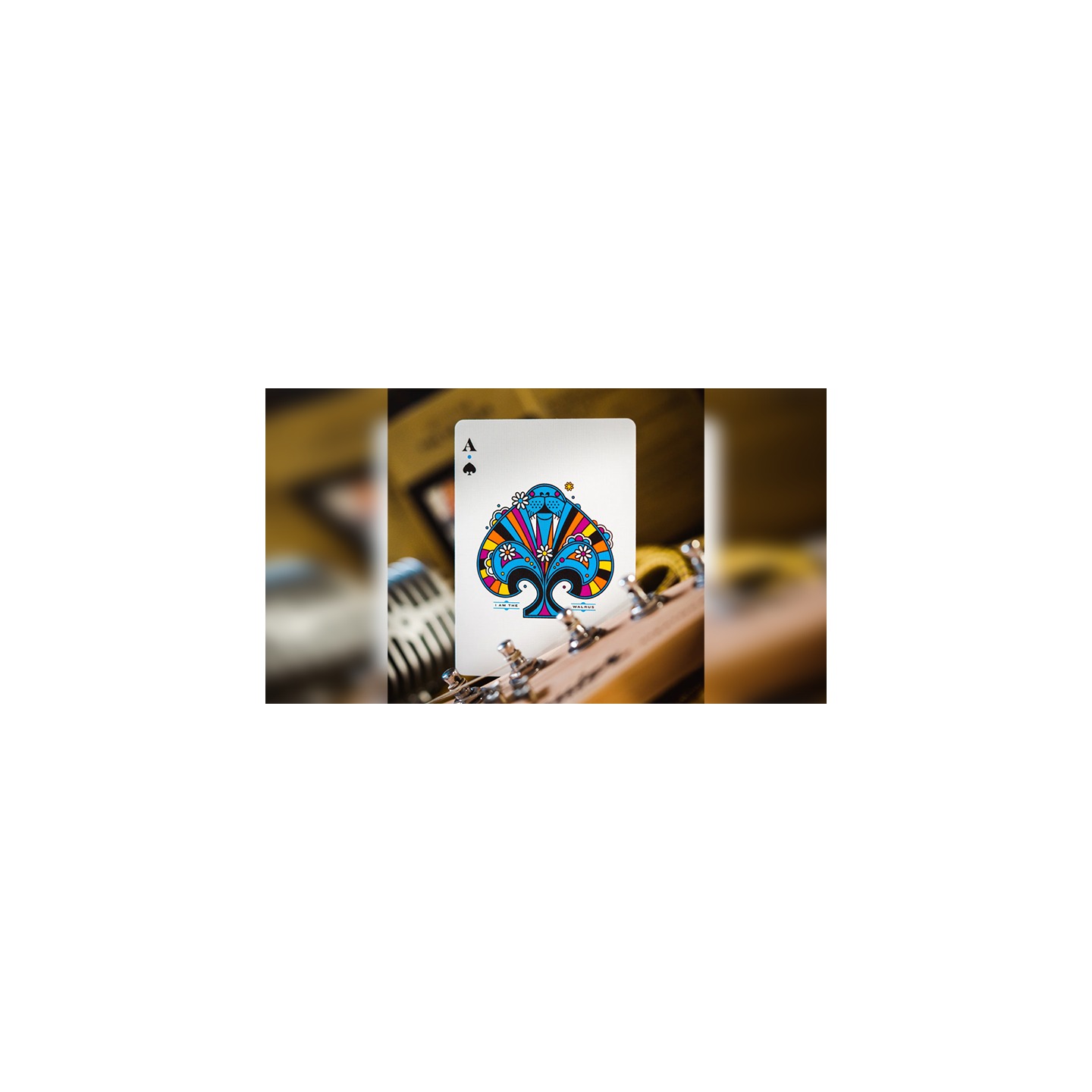 The Beatles Special Edition (White) Playing Cards by theory11