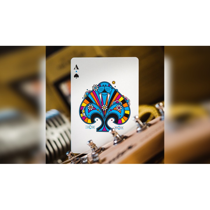 The Beatles Special Edition (Black) Playing Cards by theory11