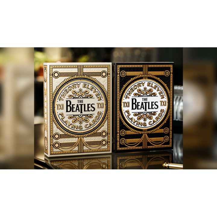 The Beatles Special Edition (Black) Playing Cards by theory11