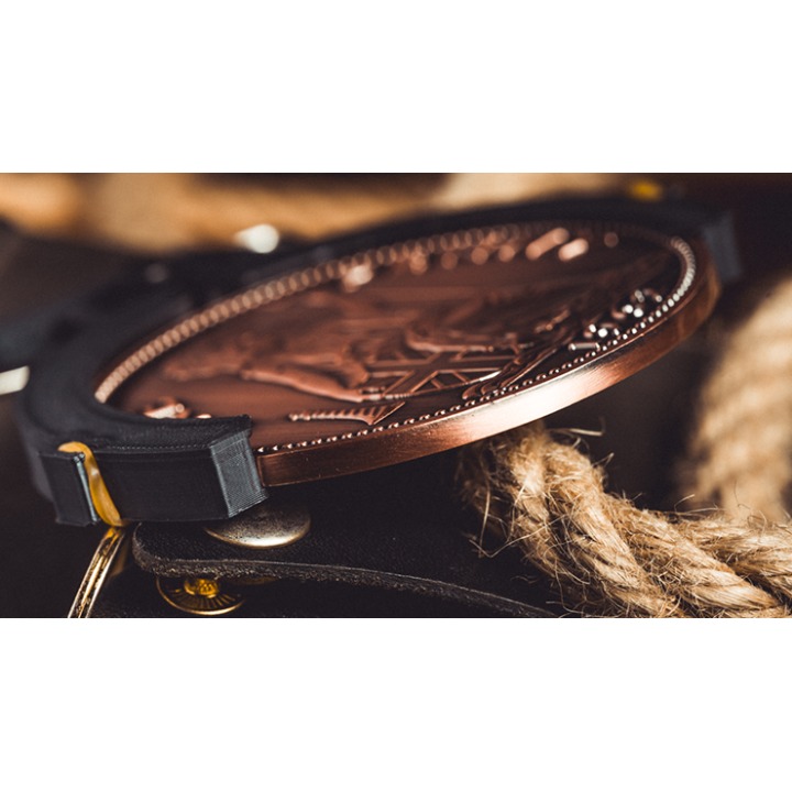 L Holder (Single Jumbo Coin 2.7"-3.2") by Long Long & Bacon Magic