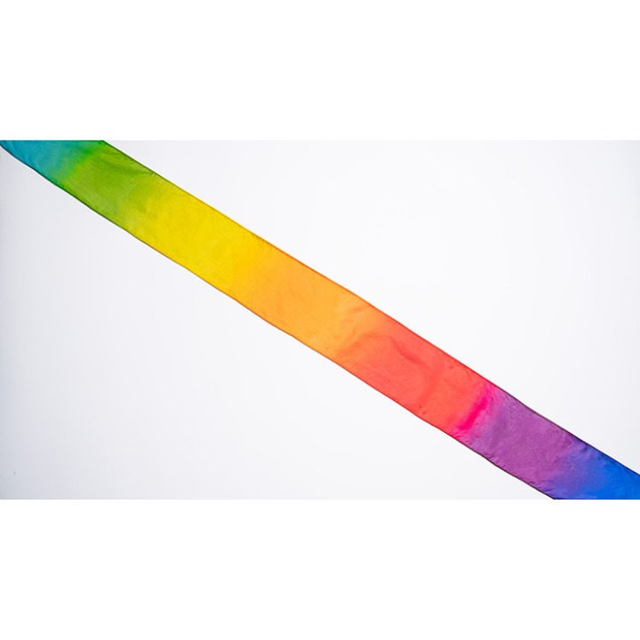 PRO SILK LARGE RAINBOW STREAMER 3.5 foot X 4 inch by Murphy's Magic