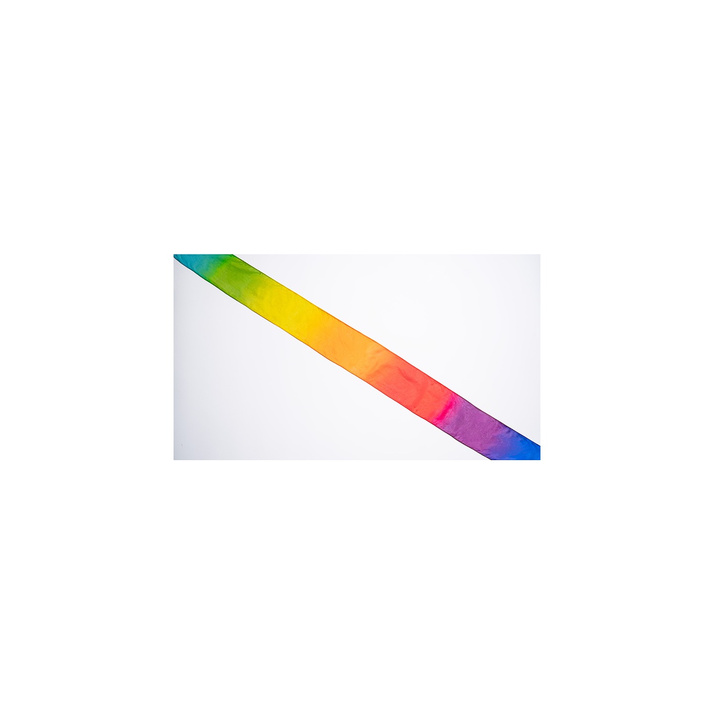 PRO SILK LARGE RAINBOW STREAMER 3.5 foot X 4 inch by Murphy's Magic
