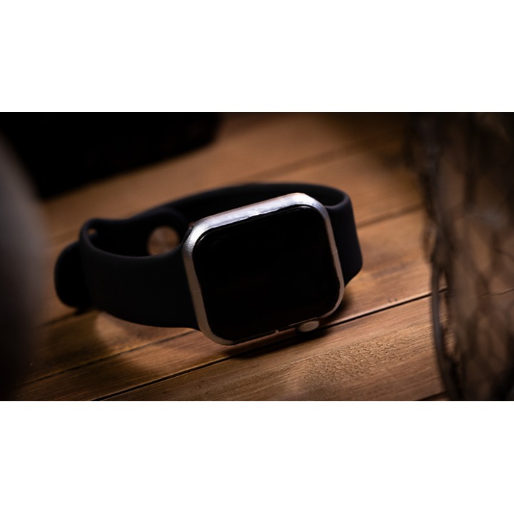 REEL WATCH - Stainless with black band smart watch (KEVLAR) by Uday Jadugar