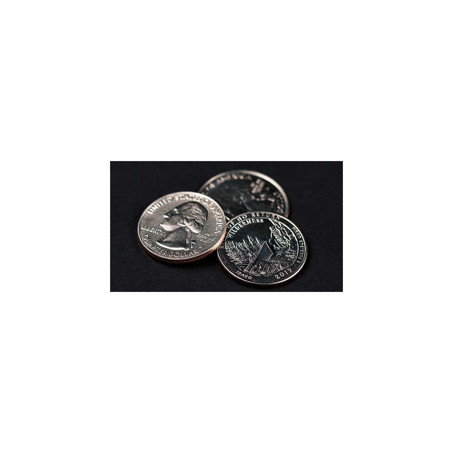 Triad Coins (Quarter) by Joshua Jay and Vanishing Inc.