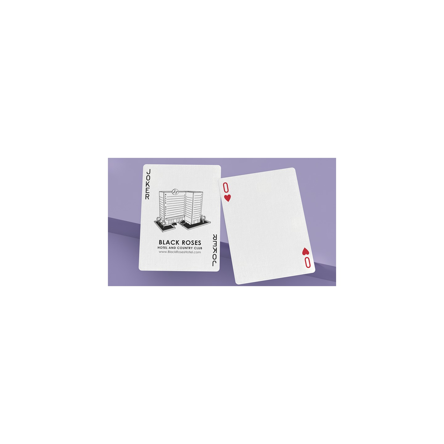 Black Roses Hotel V4 Playing Cards