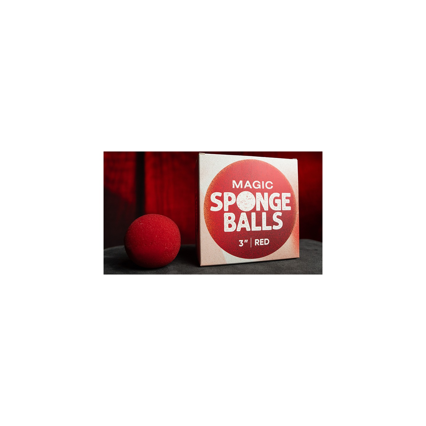 Magic Sponge Balls 50PK RED 3" by Murphy's Magic