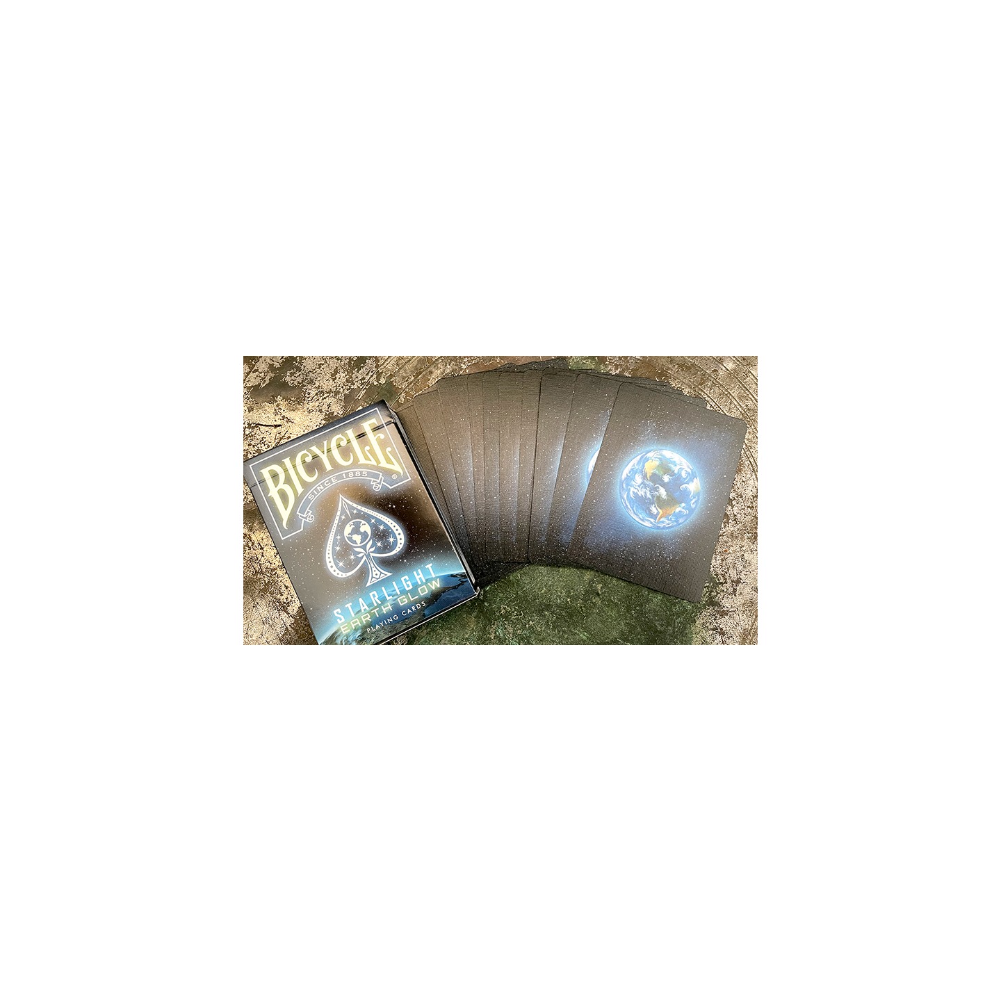 Bicycle Starlight Earth Glow Playing Cards by Collectable Playing Cards