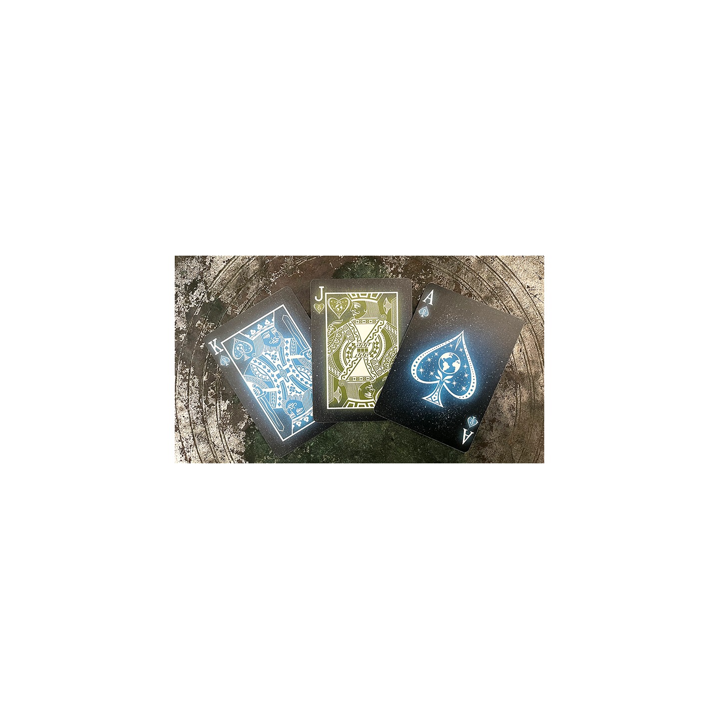 Bicycle Starlight Earth Glow Playing Cards by Collectable Playing Cards