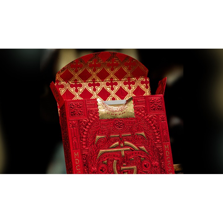 Tavern on the Green: Red Edition Playing Cards by theory11