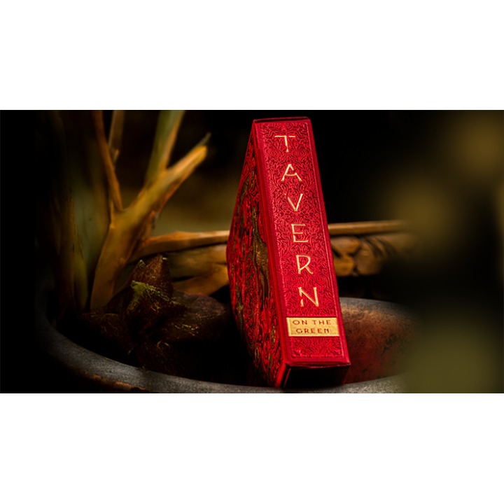 Tavern on the Green: Red Edition Playing Cards by theory11