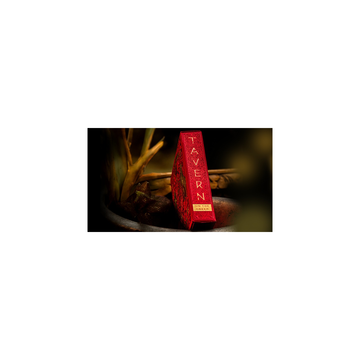 Tavern on the Green: Red Edition Playing Cards by theory11