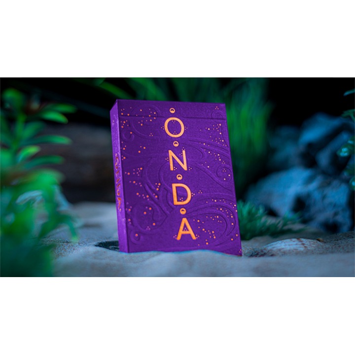 ONDA V2 (Purple) by Jocu Playing Cards