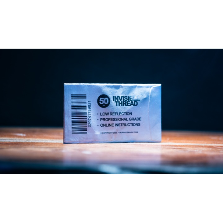 Invisible Thread Stripped (50 Feet) by Murphys Magic Supplies