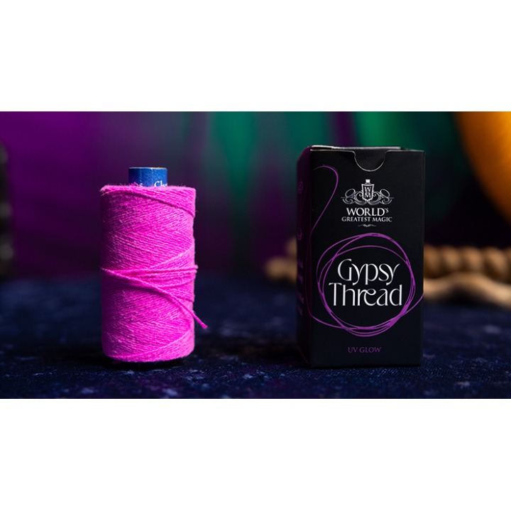 WGM UV GLOW GYPSY THREAD PINK REFILL SPOOL by Murphy's Magic