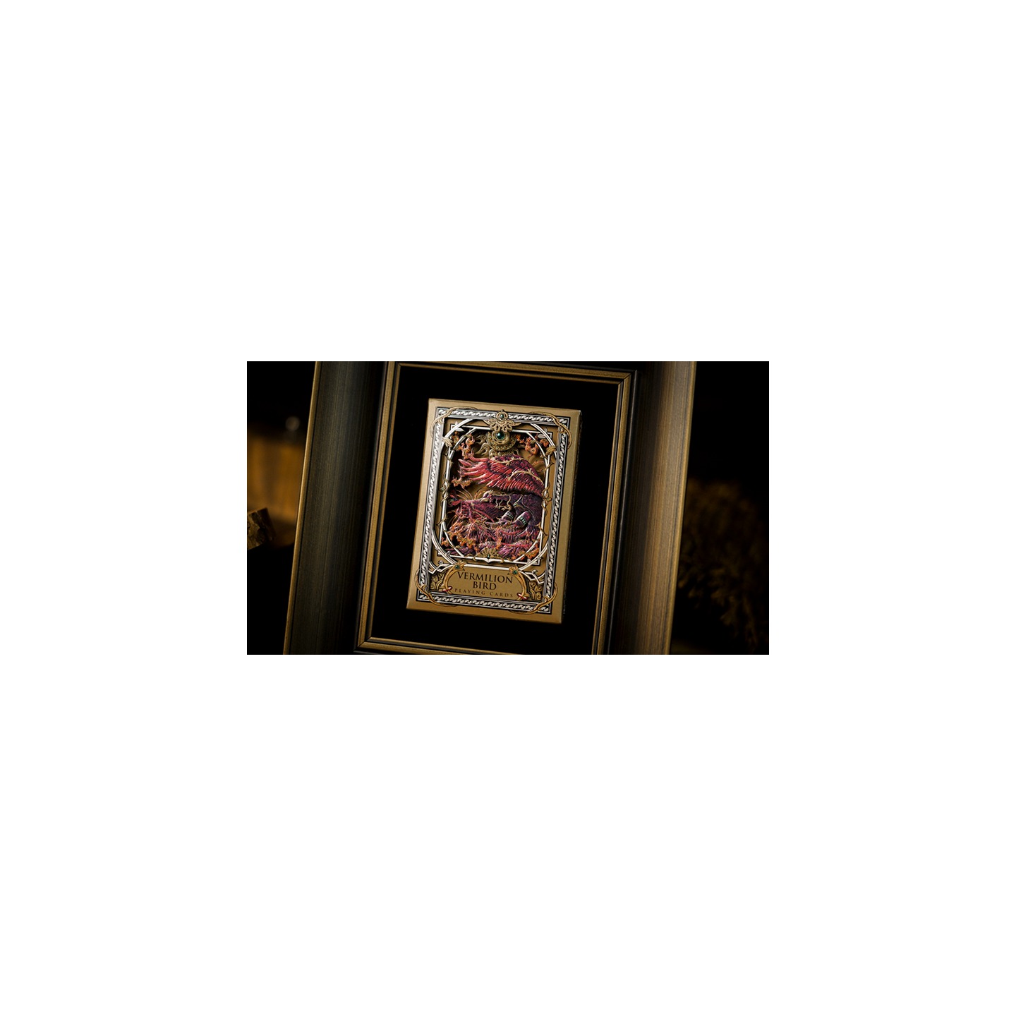 Vermilion Bird Luxury Frame by Ark Playing Cards
