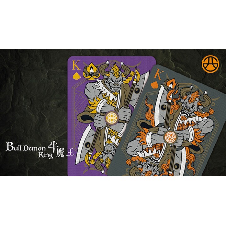 Bicycle Bull Demon King (Demolition Grey) Playing Cards
