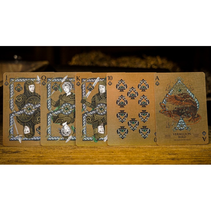 Vermilion Bird Luxury Frame by Ark Playing Cards