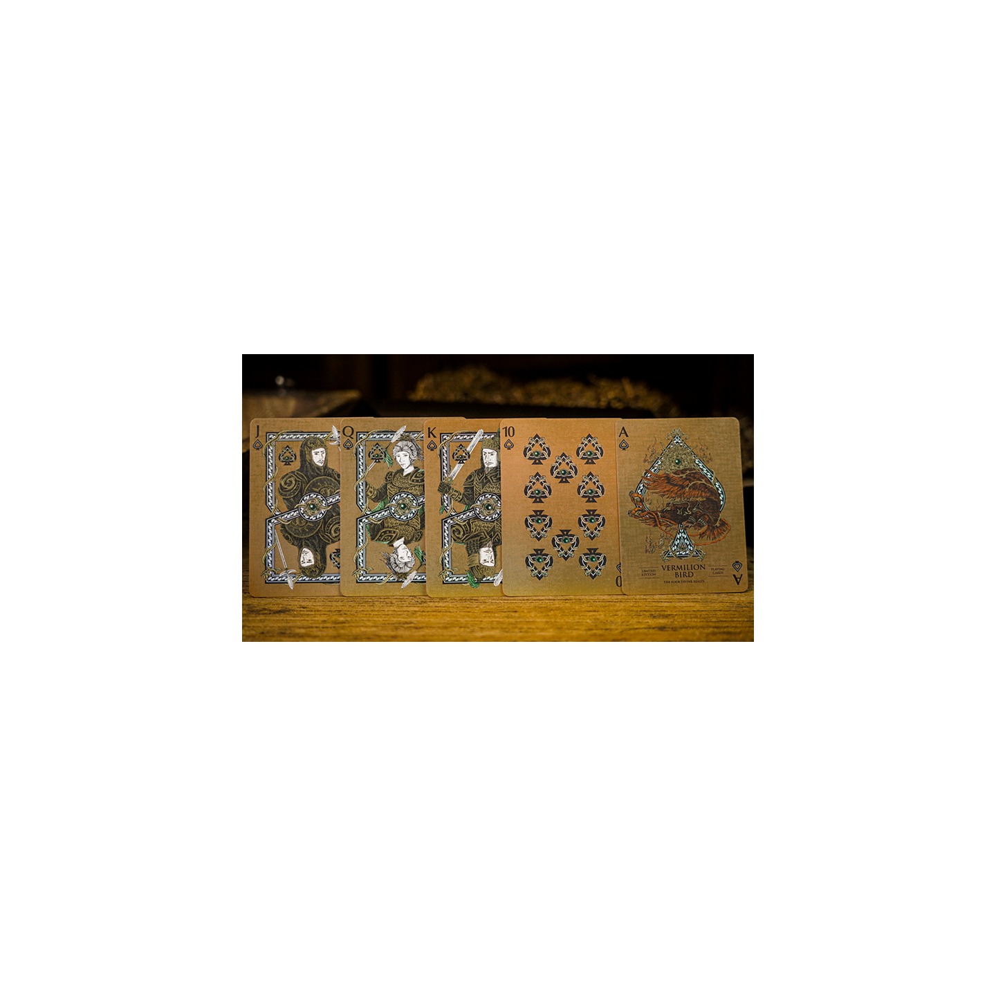 Vermilion Bird Luxury Frame by Ark Playing Cards