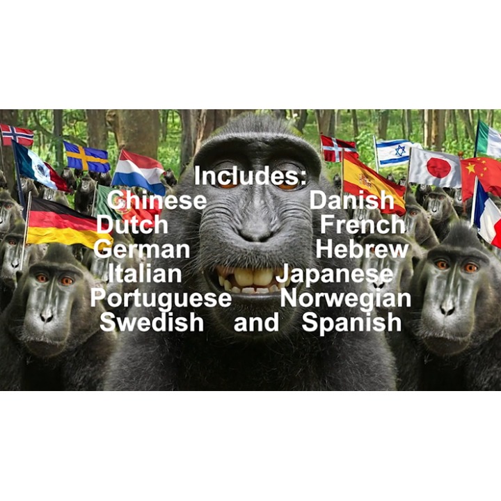 100th Monkey Multi-Language by Chris Philpott