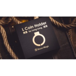 L Holder (Single Jumbo Coin 2.7"-3.2") by Long Long & Bacon Magic