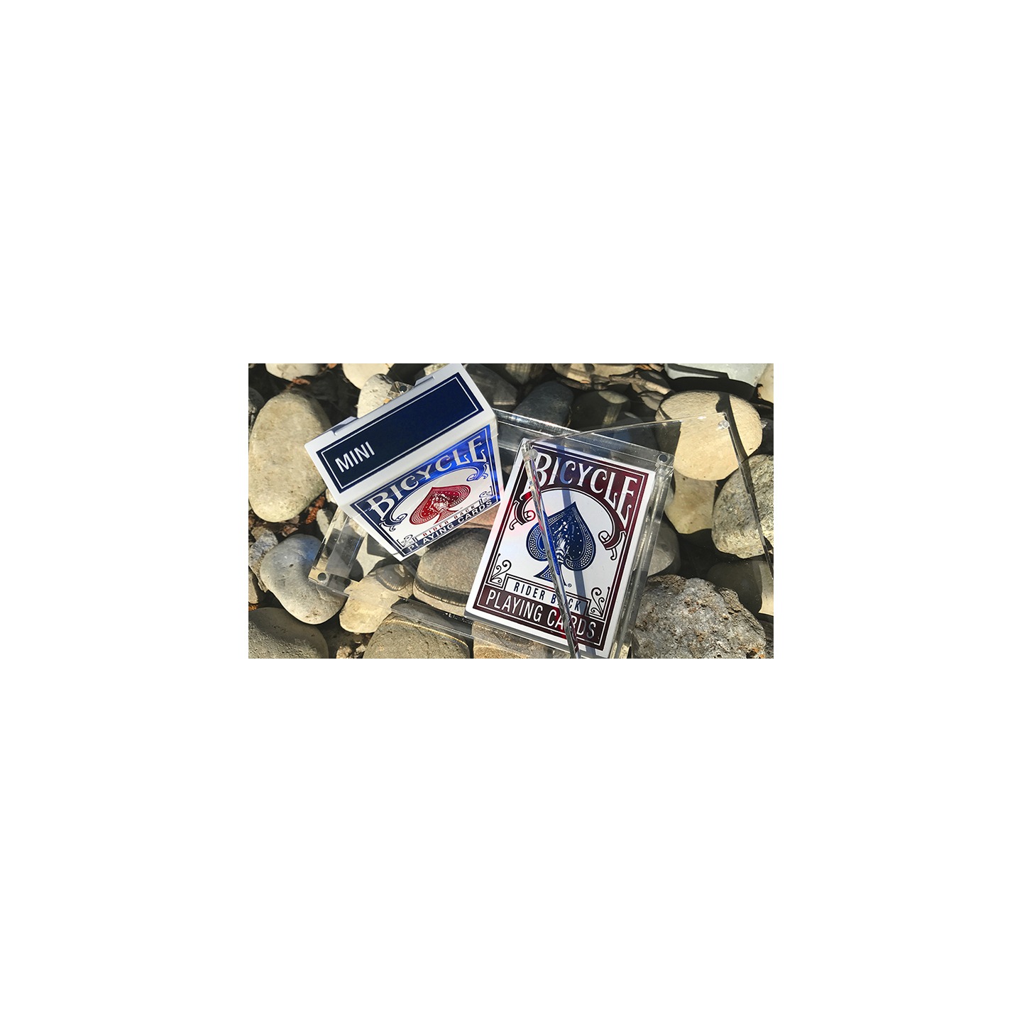Bicycle Rider Back Mini Limited Edition (2 Pack With Foil Tucks In Carat Case) by US Playing Card Co
