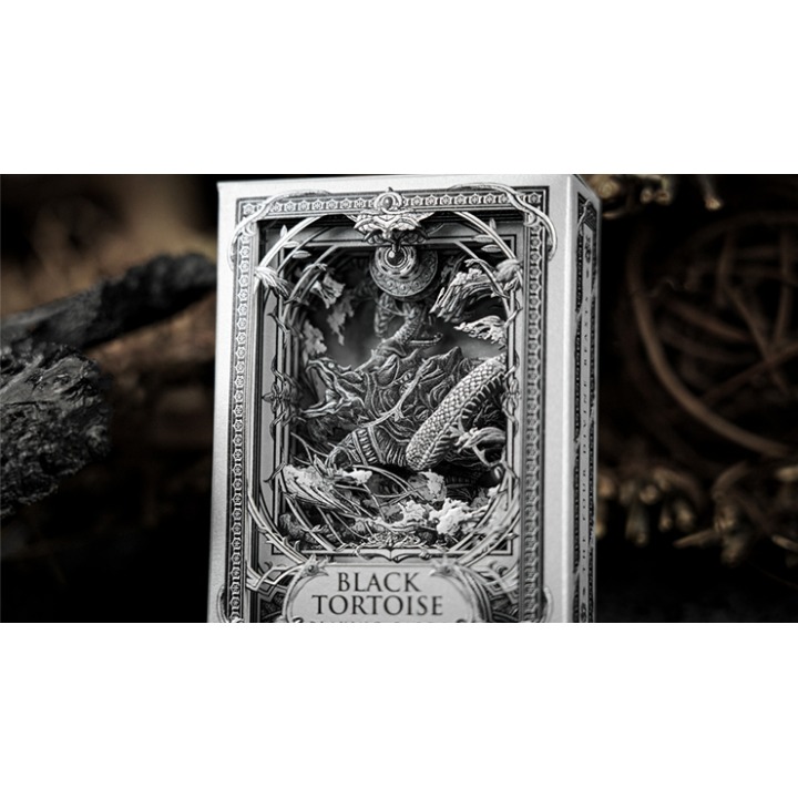 Black Tortoise Black Gold Box Set by Ark Playing Cards
