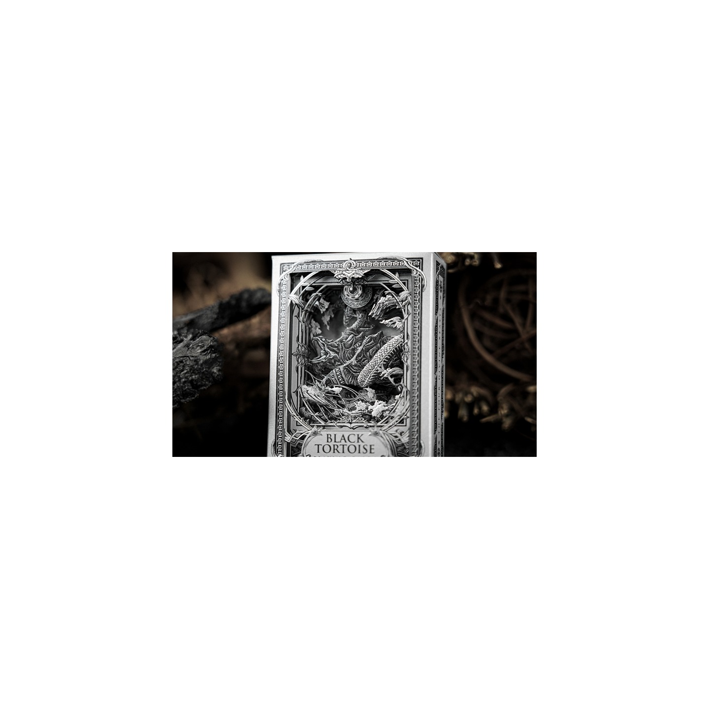 Black Tortoise Black Gold Box Set by Ark Playing Cards