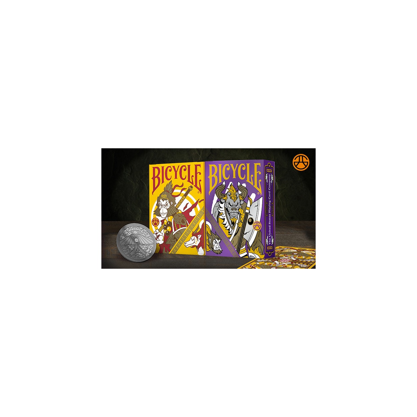 Bicycle Bull Demon King (Rebellion Purple) Playing Cards