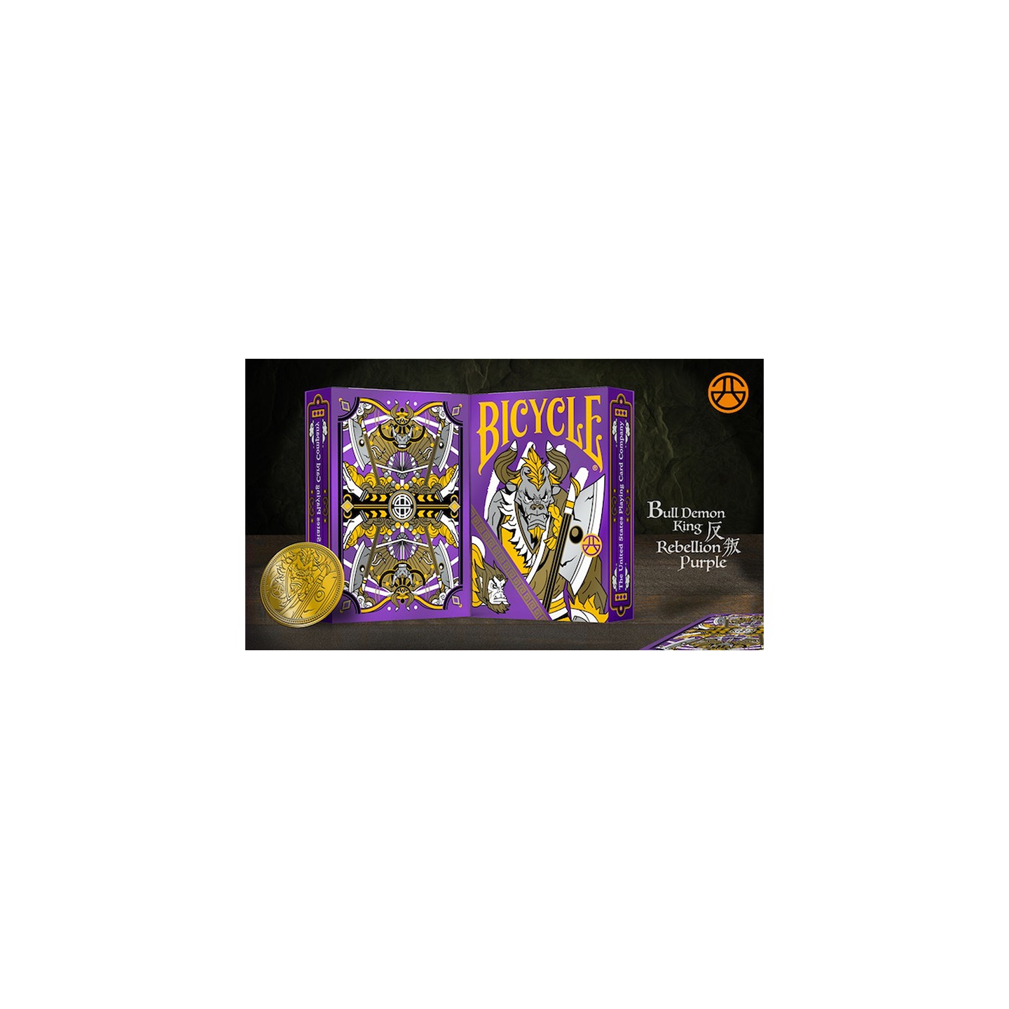 Bicycle Bull Demon King (Rebellion Purple) Playing Cards