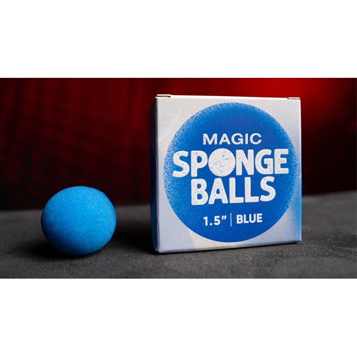 Magic Sponge Balls 4PK BLUE 1.5" by Murphy's Magic