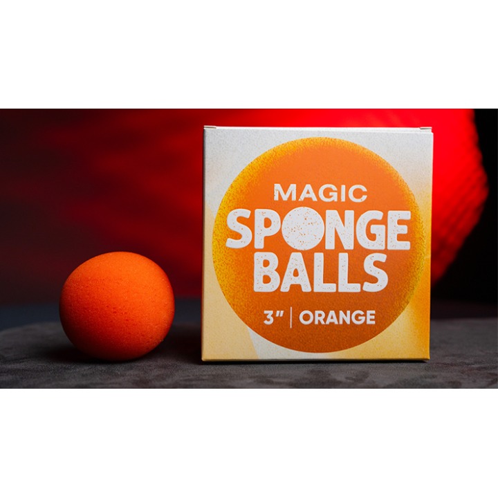 Magic Sponge Balls 4PK ORANGE 3" by Murphy's Magic