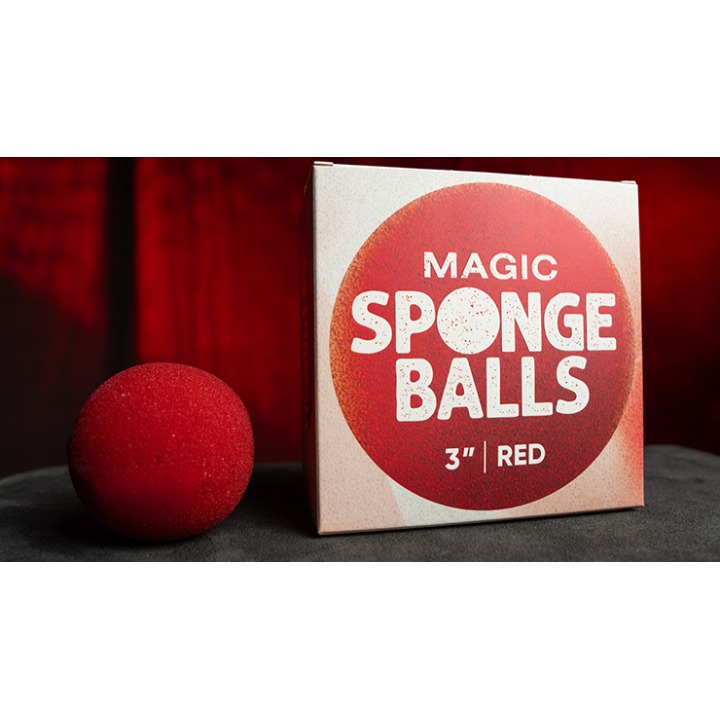 Magic Sponge Balls 4PK RED 3" by Murphy's Magic