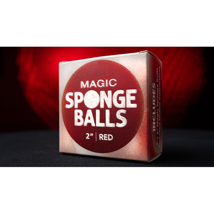 Magic Sponge Balls 4PK RED 2" by Murphy's Magic