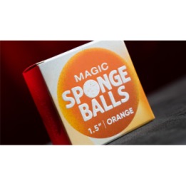 Magic Sponge Balls 4PK ORANGE 1.5" by Murphy's Magic