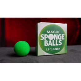 Magic Sponge Balls 4PK GREEN 1.5" by Murphy's Magic