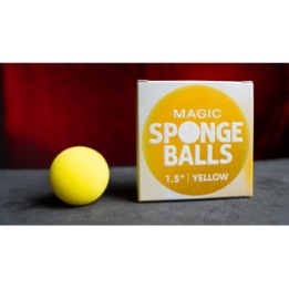 Magic Sponge Balls 4PK YELLOW 1.5" by Murphy's Magic
