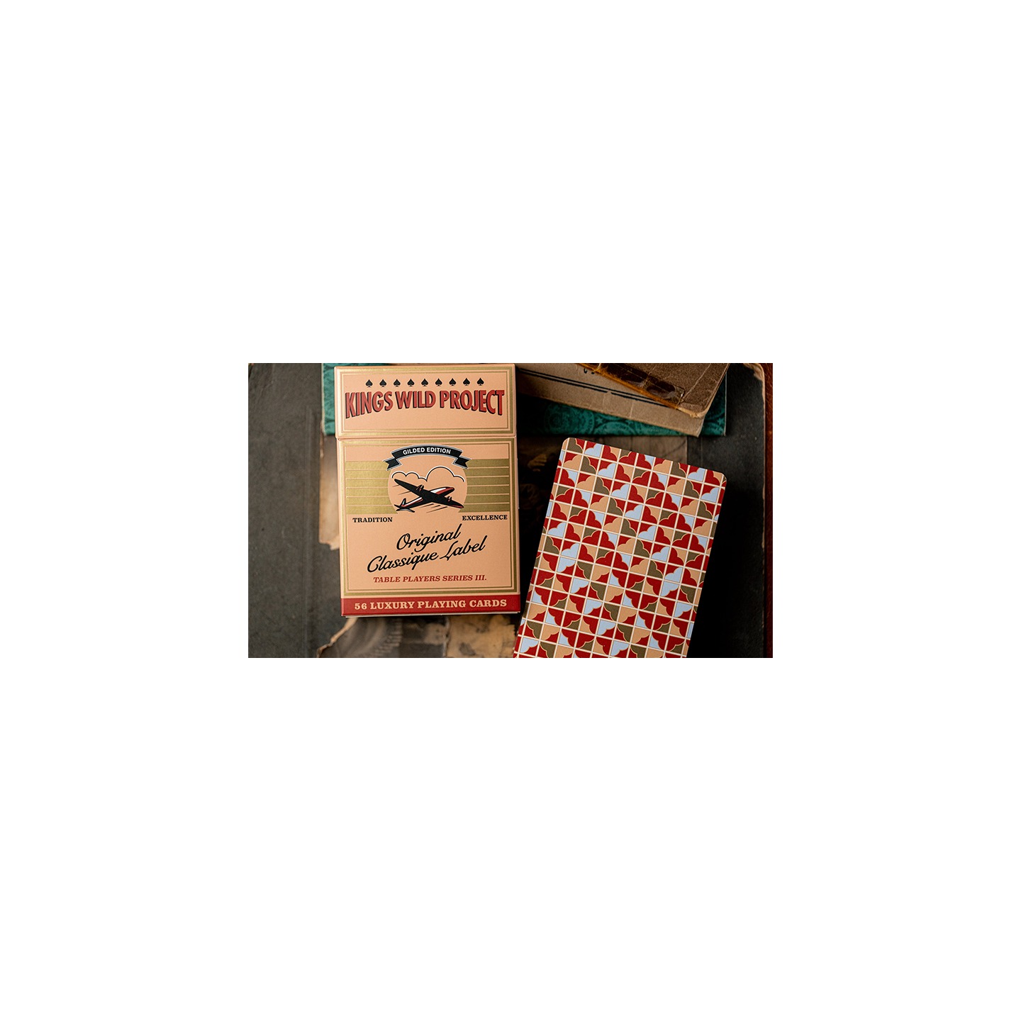 Gilded No.13 Table Players Vol.39 Playing Cards by Kings Wild Project