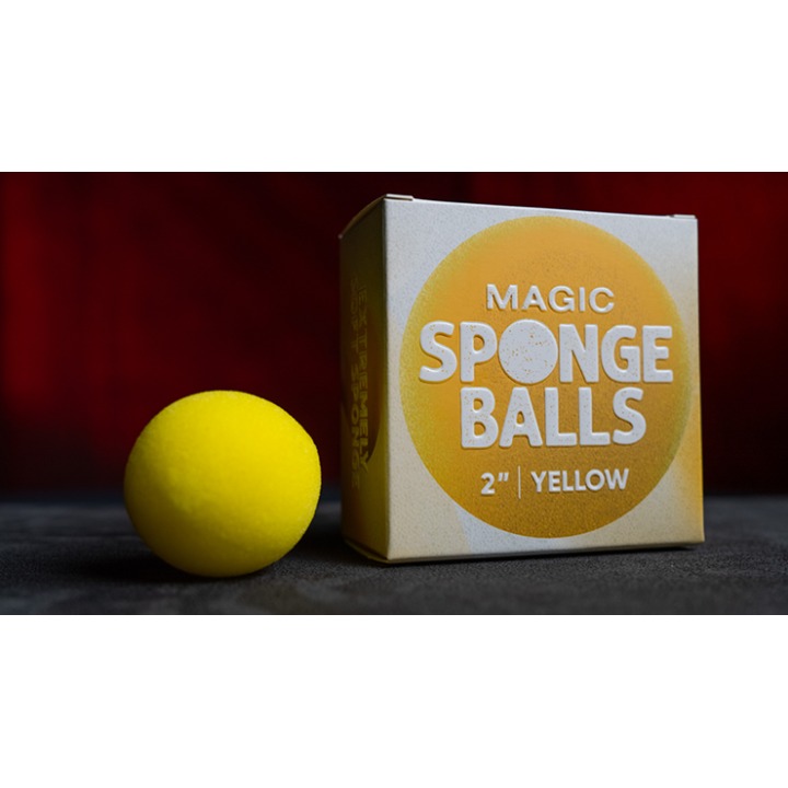 Magic Sponge Balls 4PK YELLOW 2" by Murphy's Magic