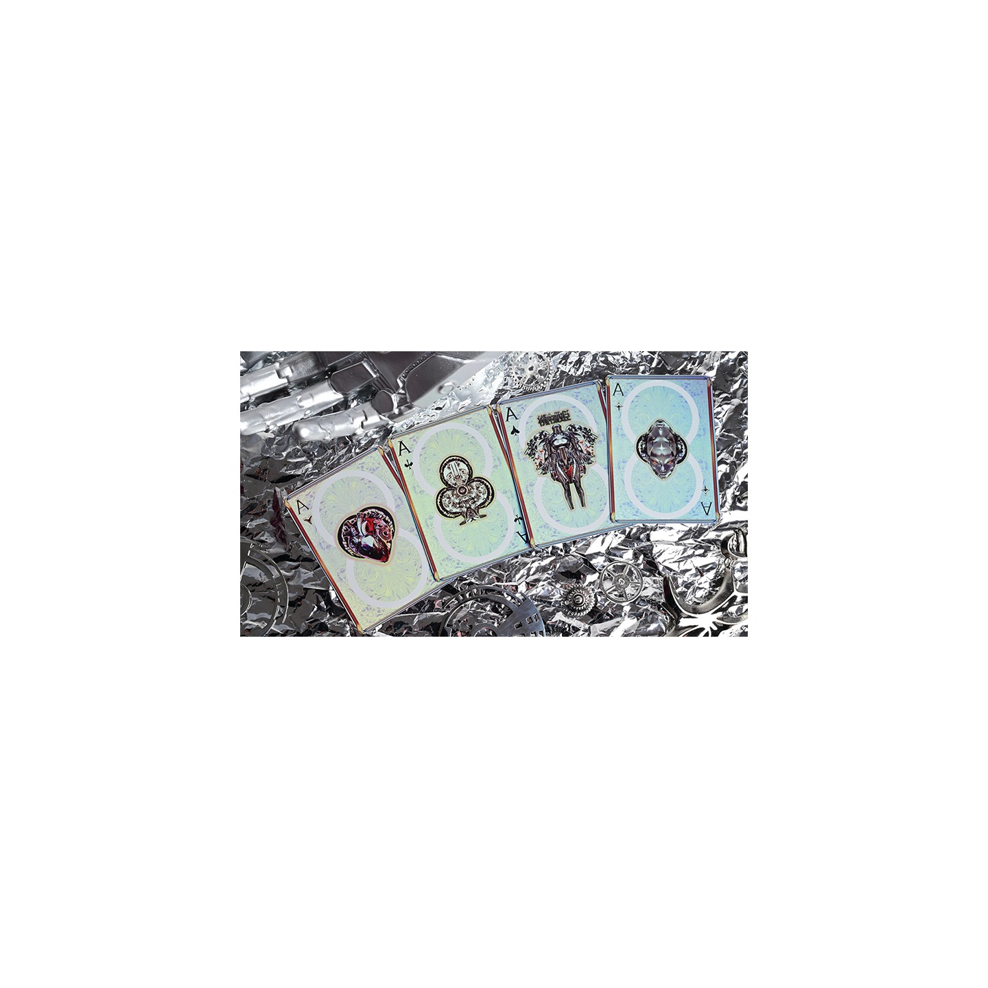 Robo-Geisha playing cards by Evokad