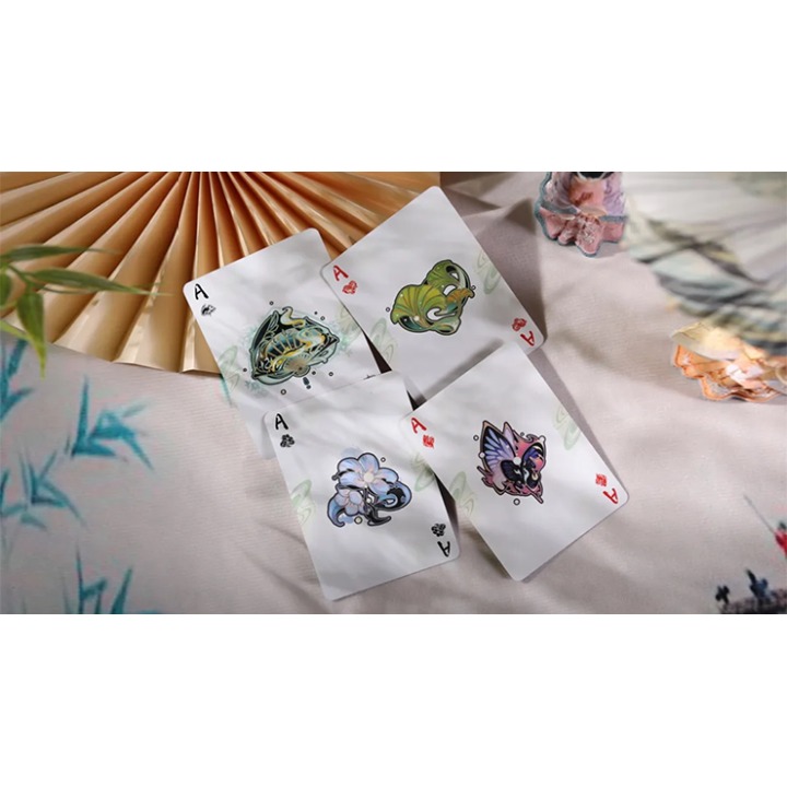 Flower Moon V2 (Moonlight) Playing Cards by King Star
