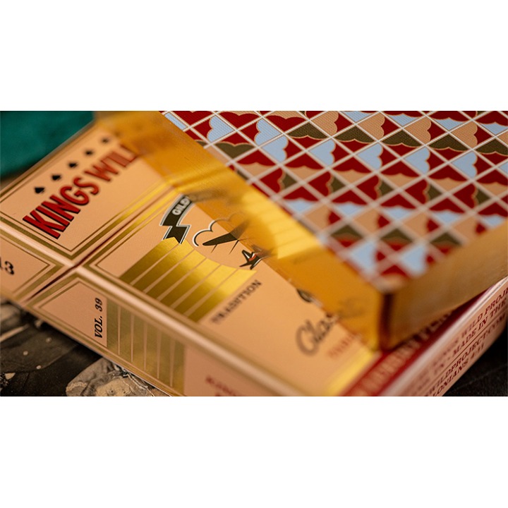 Gilded No.13 Table Players Vol.39 Playing Cards by Kings Wild Project