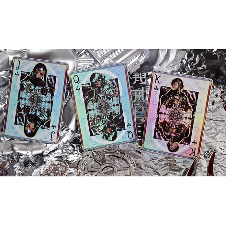 Robo-Geisha playing cards by Evokad